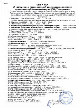 СПРАВКА О ПОСТАВКАХ