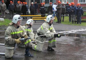 В «Южном Кузбассе» прошла пожарно-прикладная эстафета