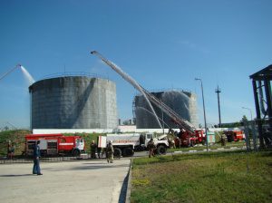 На Белгородской ТЭЦ ОАО «Квадра» прошли пожарно-тактические учения