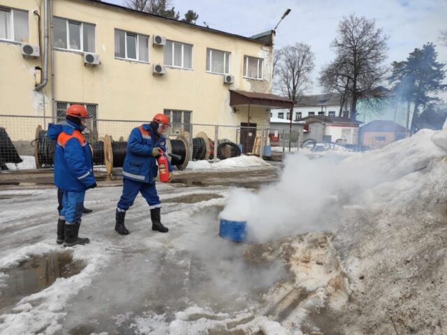 АО «Мособлэнерго» провело противопожарные тренировки