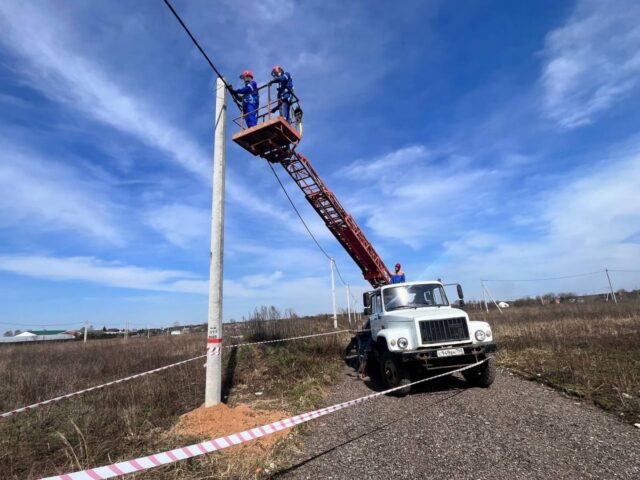 АО «Мособлэнерго» построило ЛЭП в Лосино-Петровском для электроснабжения будущей частной застройки