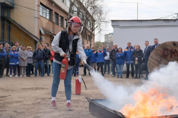 АО «Мособлэнерго» отработало противопожарные навыки персонала в Красногорске