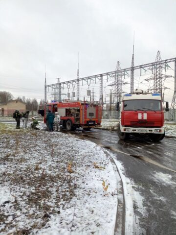 В Вологодской энергосистеме прошли учения по ликвидации аварии в условиях низких температур