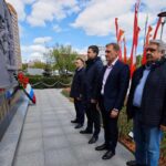 не забыт, ничто не забыто_руководители Московского РДУ возложили цветы к Мемориалу Великой Отечественной войны в Коммунарке 1