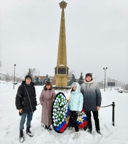 25.02.2026 Сотрудники Тульского РДУ возложили цветы к Вечному огню